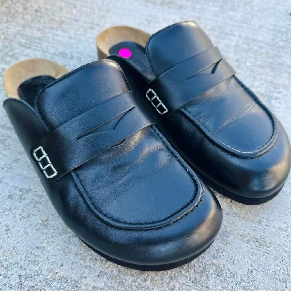 JW ANDERSON Black Leather Mules